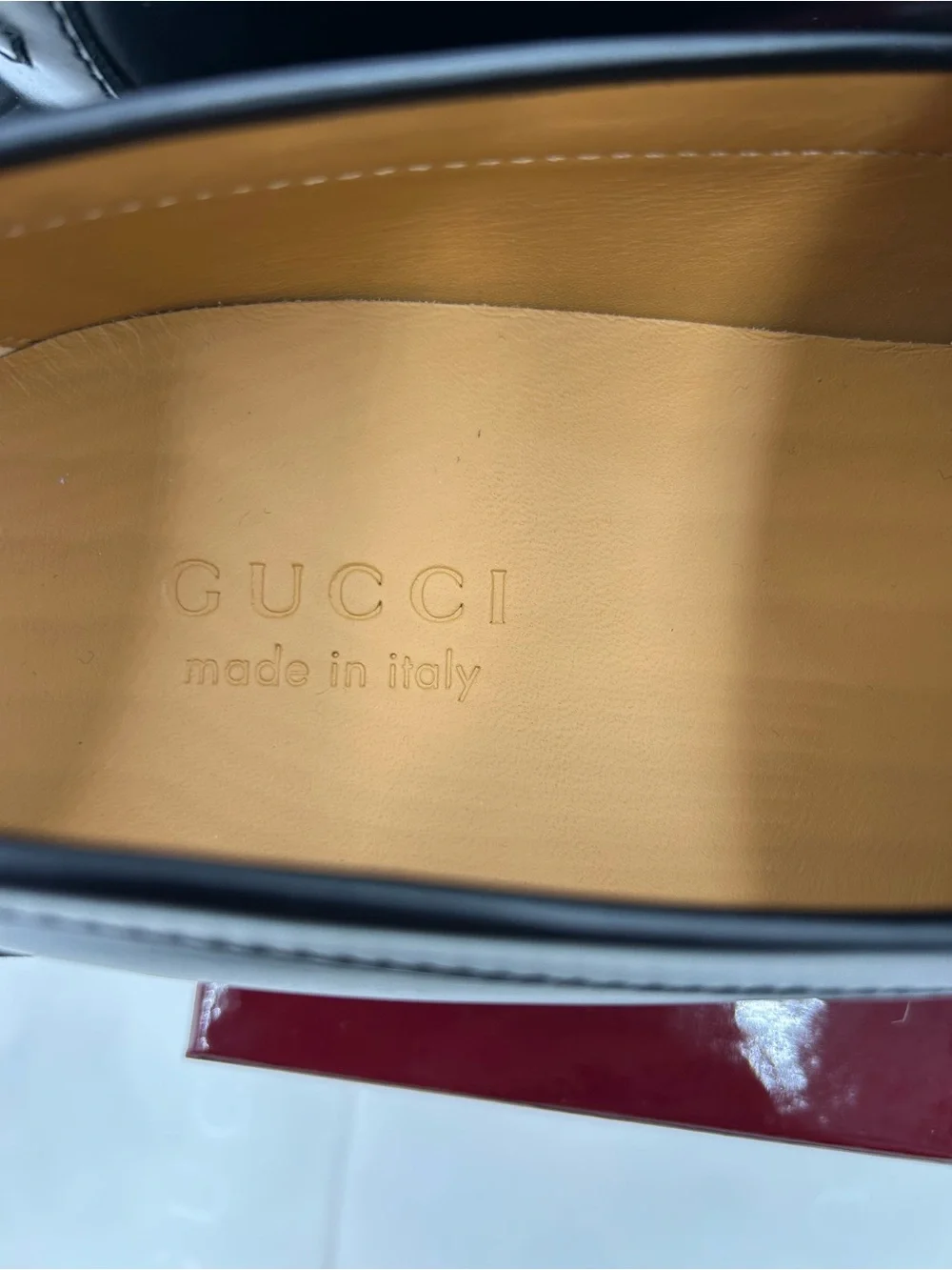 Men's Gucci horse bit leather loafers size 10.5 fits 11 US made in Italy